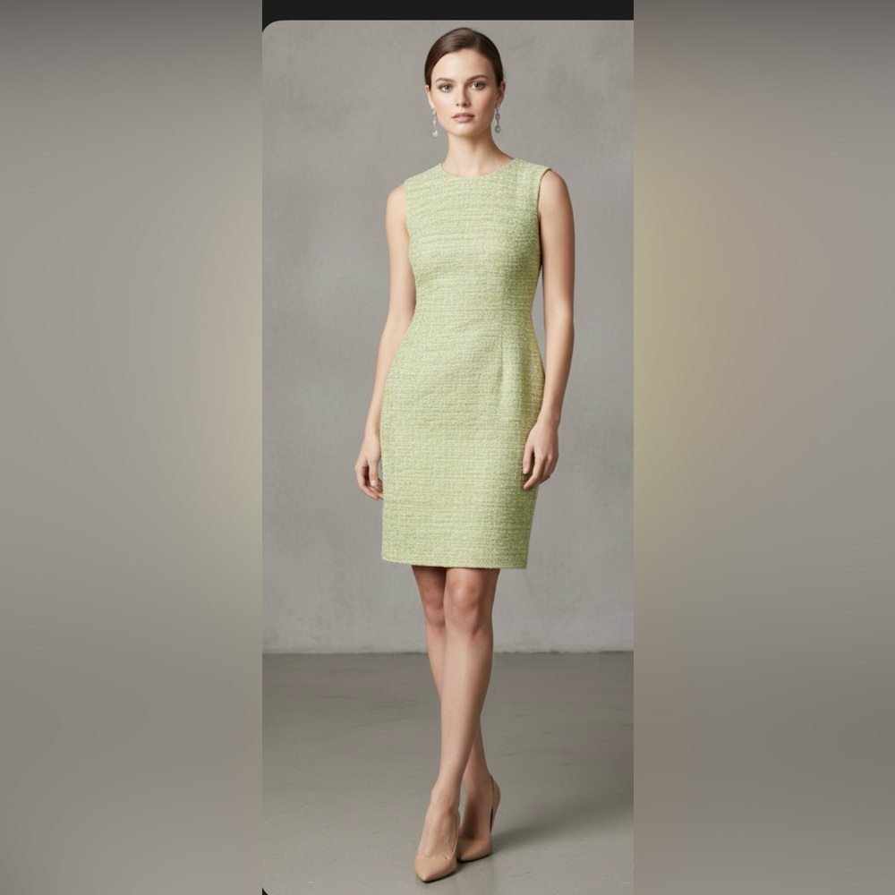 BelleBADGLEY MISCHKA. Beautifu Elegant Green Sleeveless Dress welcome offers